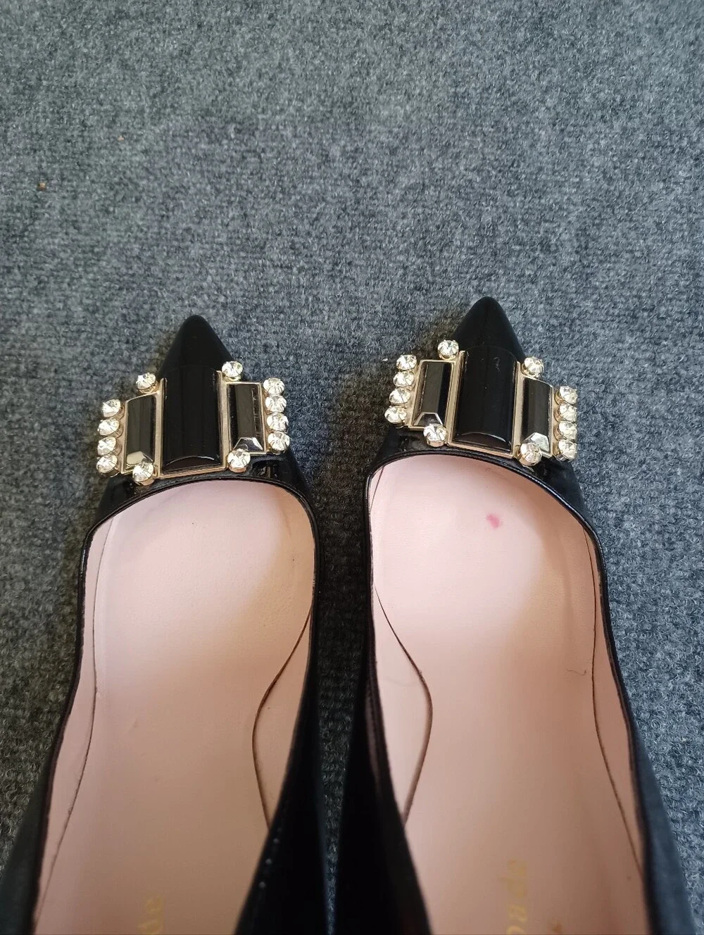 Kate Spade Laylee Pumps High Heels Shoe Size 9 B Women Embellished In Black